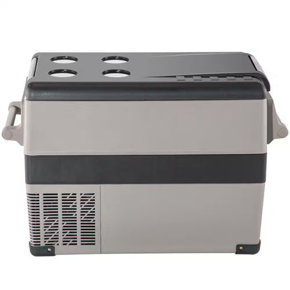 12V Refrigerator,1.6 Cu. Ft. Outdoor Refrigerator in Black, 48 Qt. (45L) Fast Cooling Portable Freezer with App Control