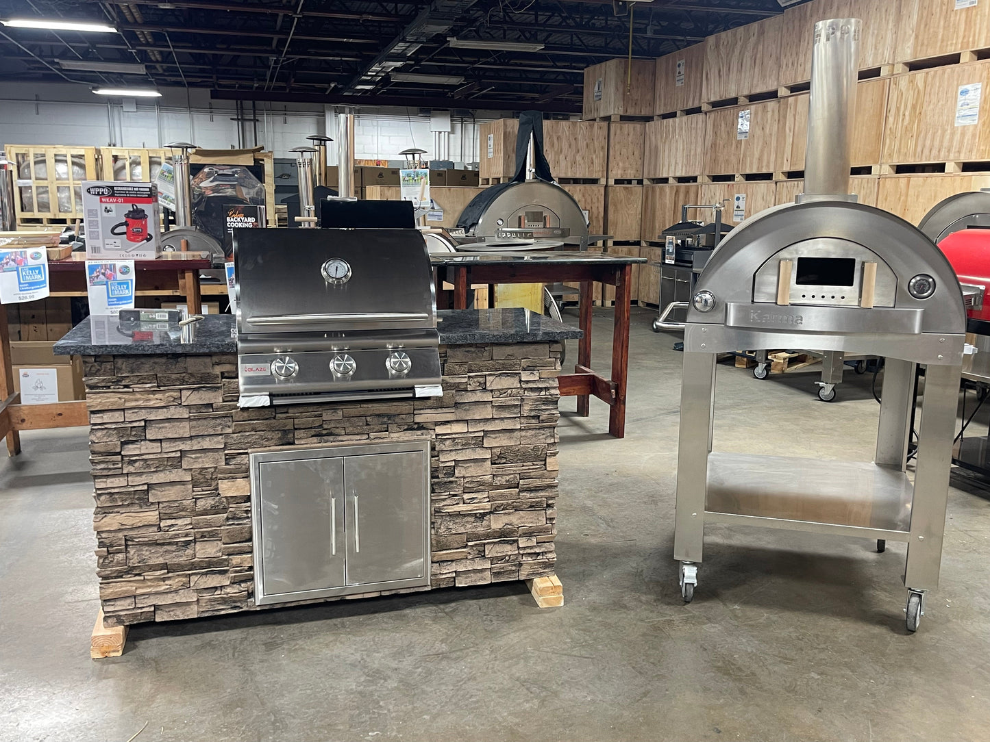WPPO Outdoor Kitchen with Blaze Grill