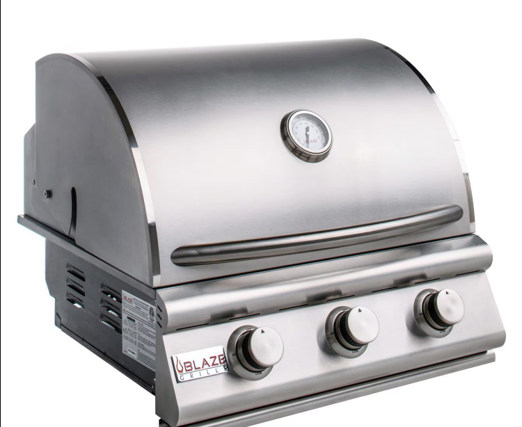Blaze LBM 25-inch 3-burner built-in natural gas grill