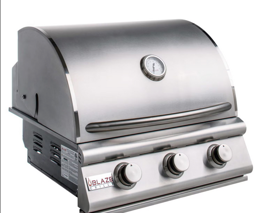 Blaze LBM 25-inch 3-burner built-in natural gas grill