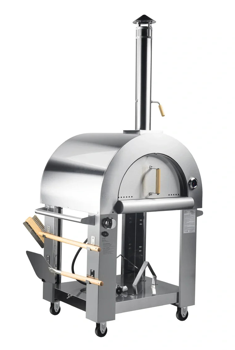Koolmore 32-inch dual-fuel pizza oven, detail
