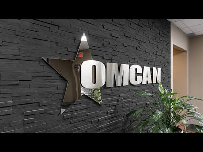 Omcan 33-inch dual-fuel pizza oven, detail