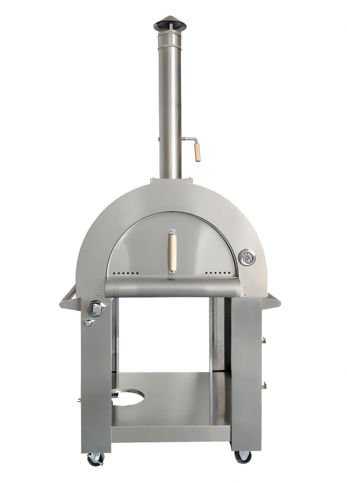 Omcan portable dual-fuel countertop pizza oven